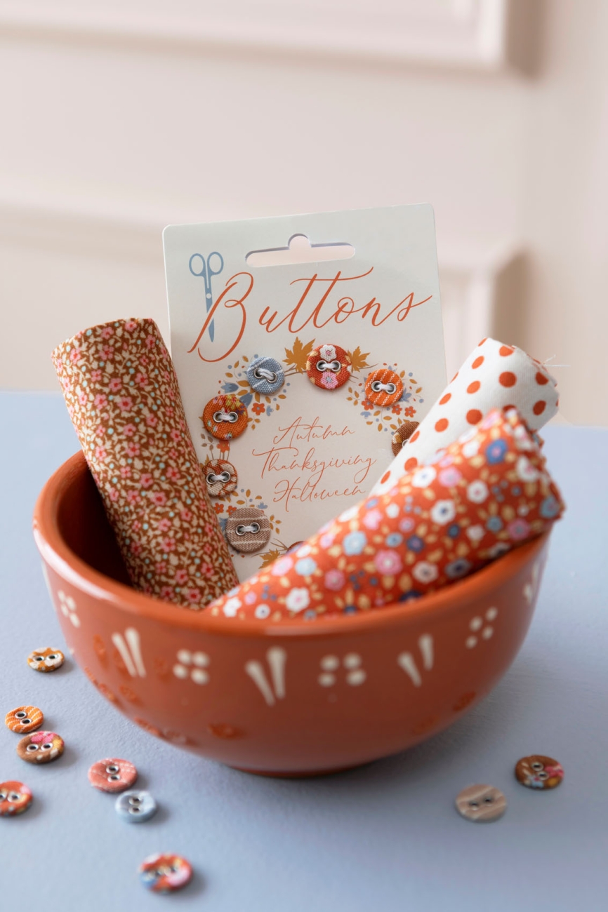 Tilda Patchwork Stoff Baumwolle - Creating Memories - Woven Polkadot Ginger